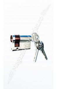 Butuc ICSA 75 - JUMATATE de 40mm, cu 3 chei, ideal pentru persiane, gratii sau usi cu deschidere doar din exterior sau interior
